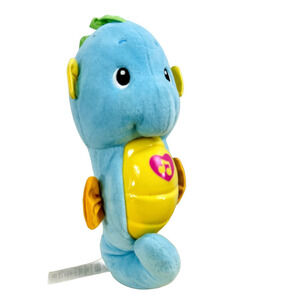 Fisher Price Soothe & Glow Seahorse Blue Plush Musical Light Up Toy